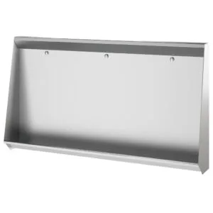 Gulvmontert rustfri urinalrenne – 180 cm