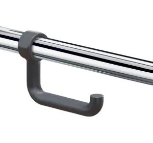 Toalettrullholder for støttehåndtak